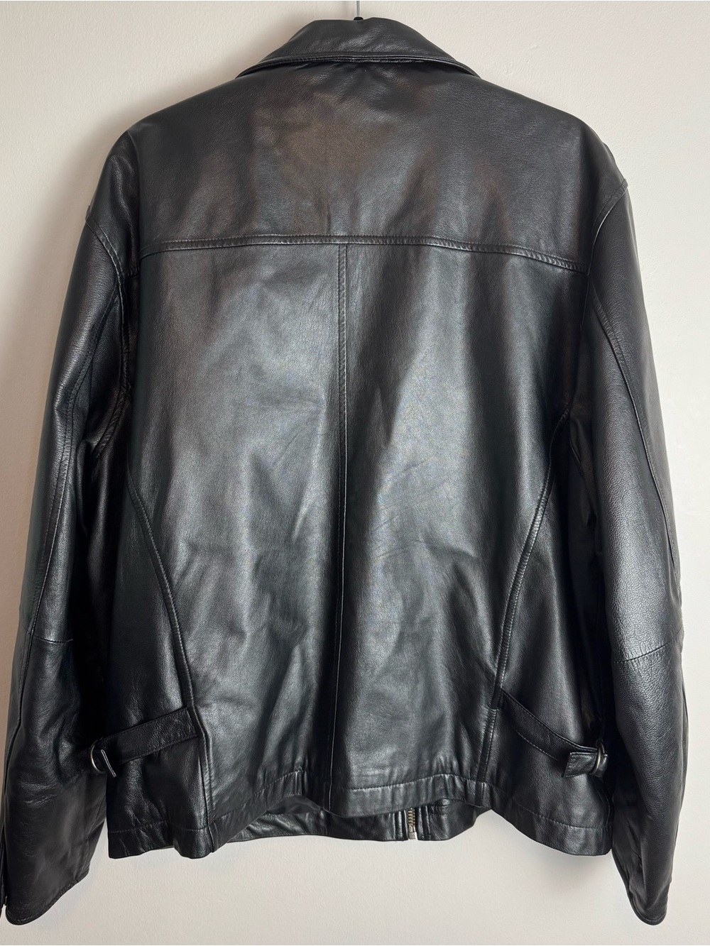 Wilsons Leather Black Men's Leather Jacket Size Large - Picture 13 of 16